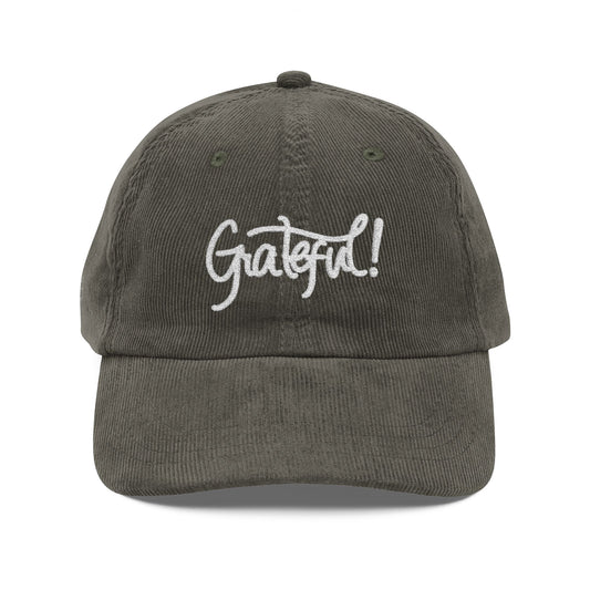 Cap - Vintage Corduroy Grateful Embroidery