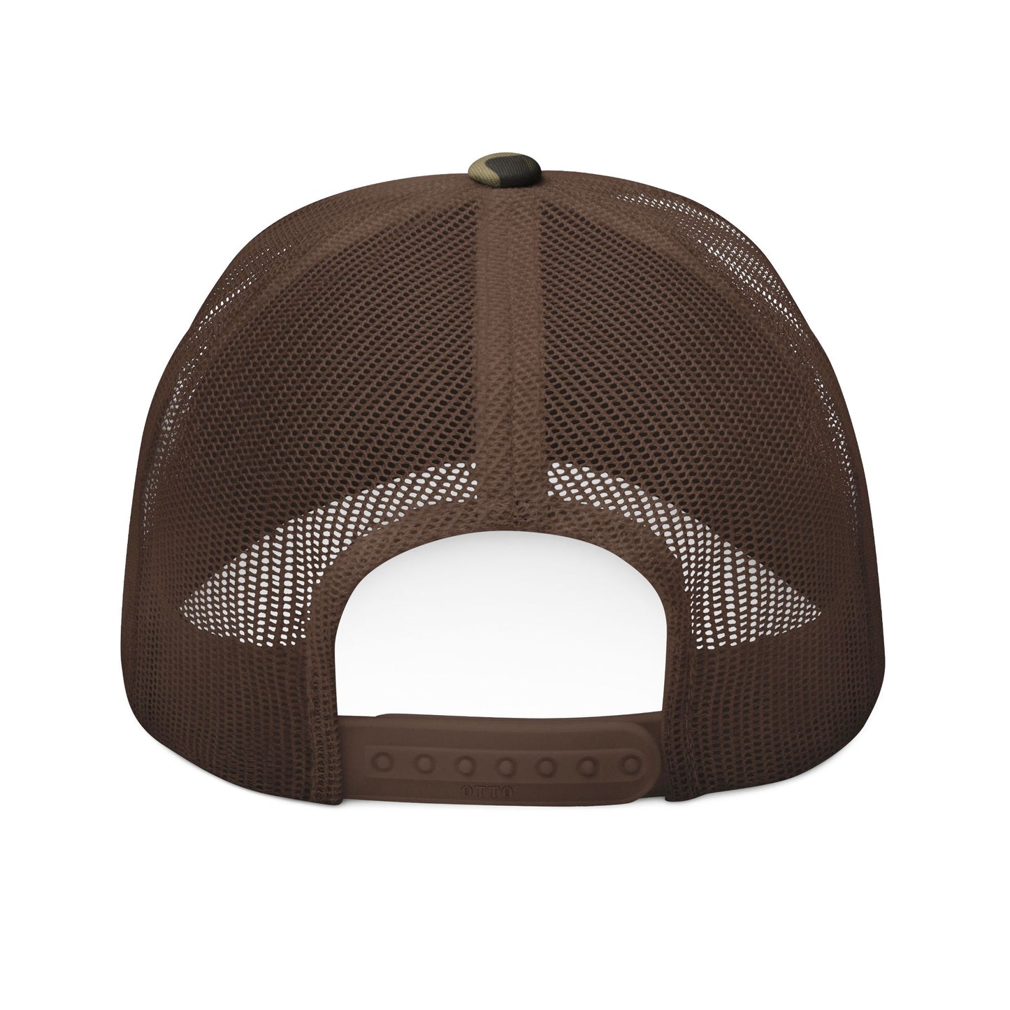 Camo Embroidered Trucker Hat - Outdoor Adventure Cap