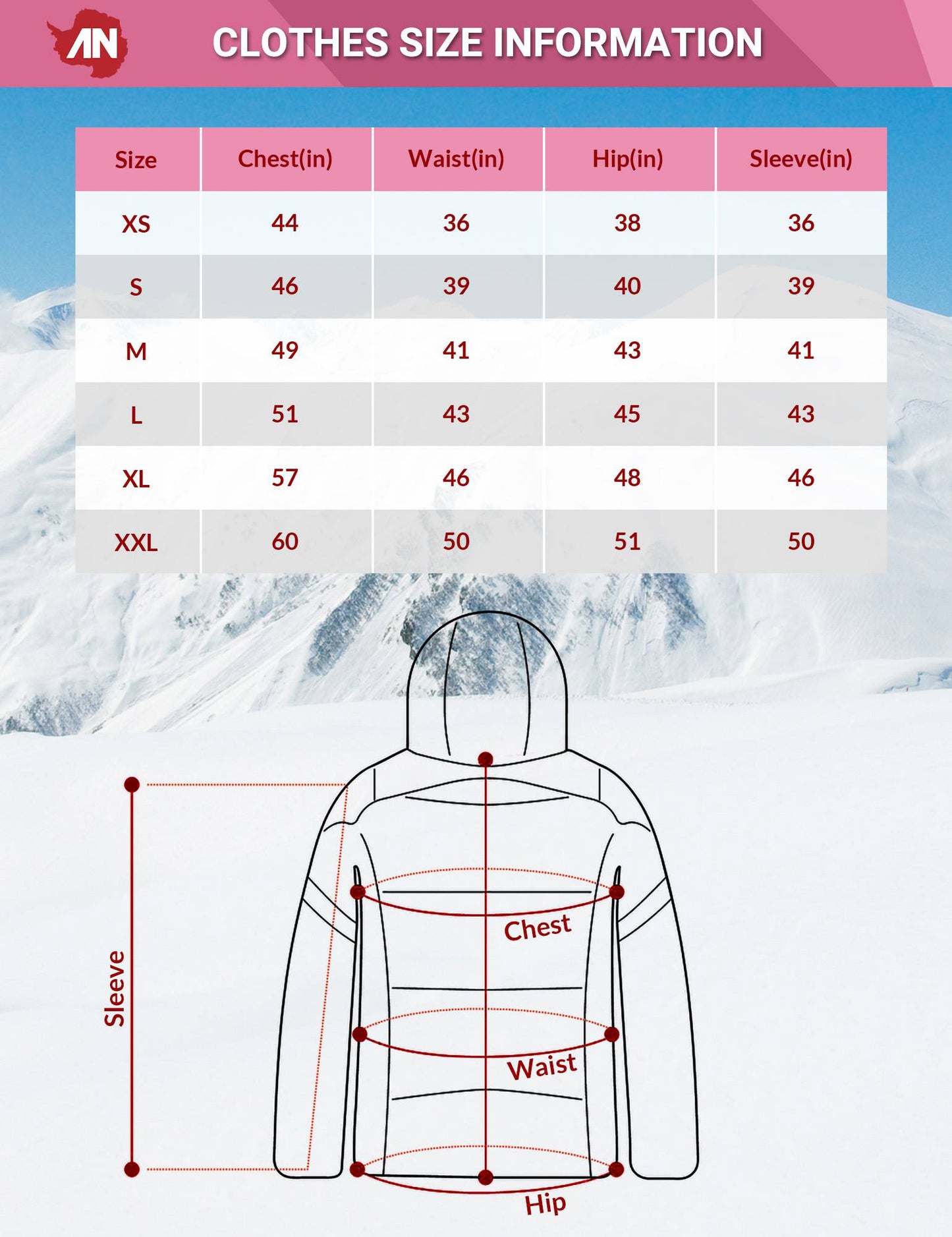 ANTARCTICA GEAR Lightweight Heating Jackets