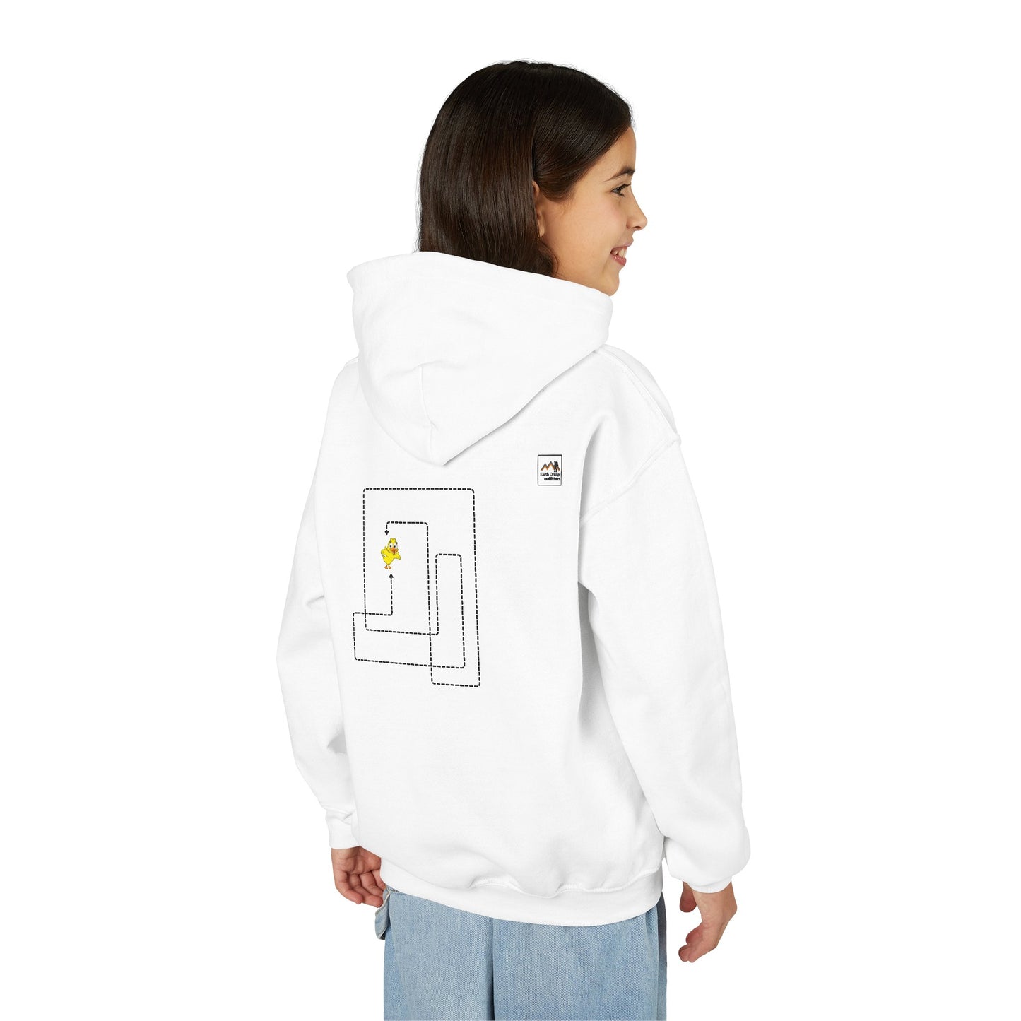 Youth Hoodie - M R DUCKS & Maze Design
