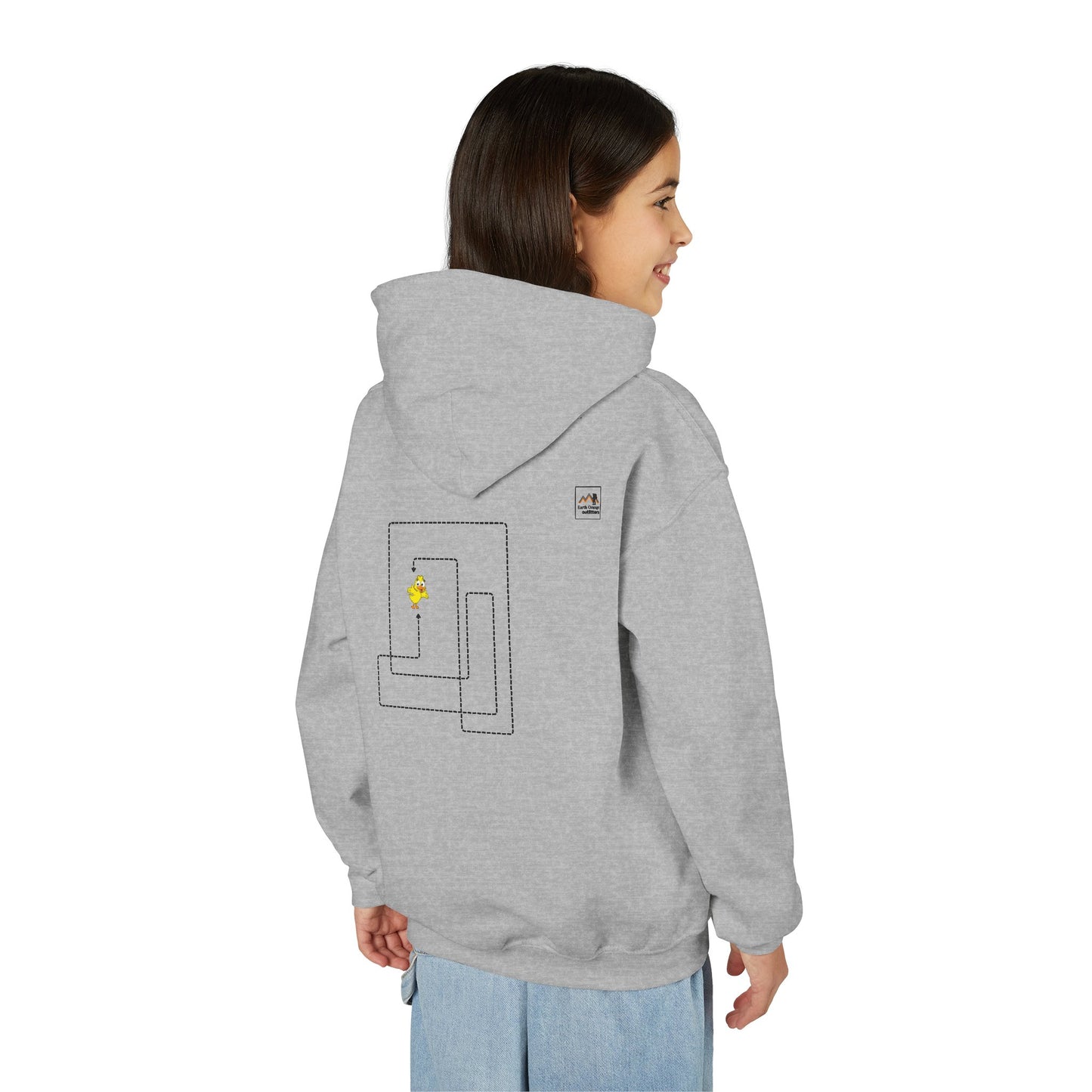 Youth Hoodie - M R DUCKS & Maze Design