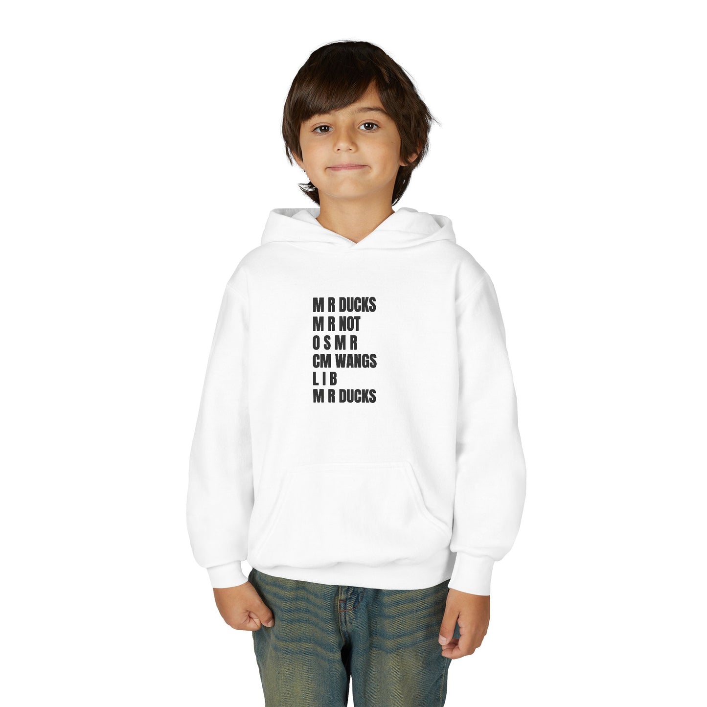 Youth Hoodie - M R DUCKS & Maze Design