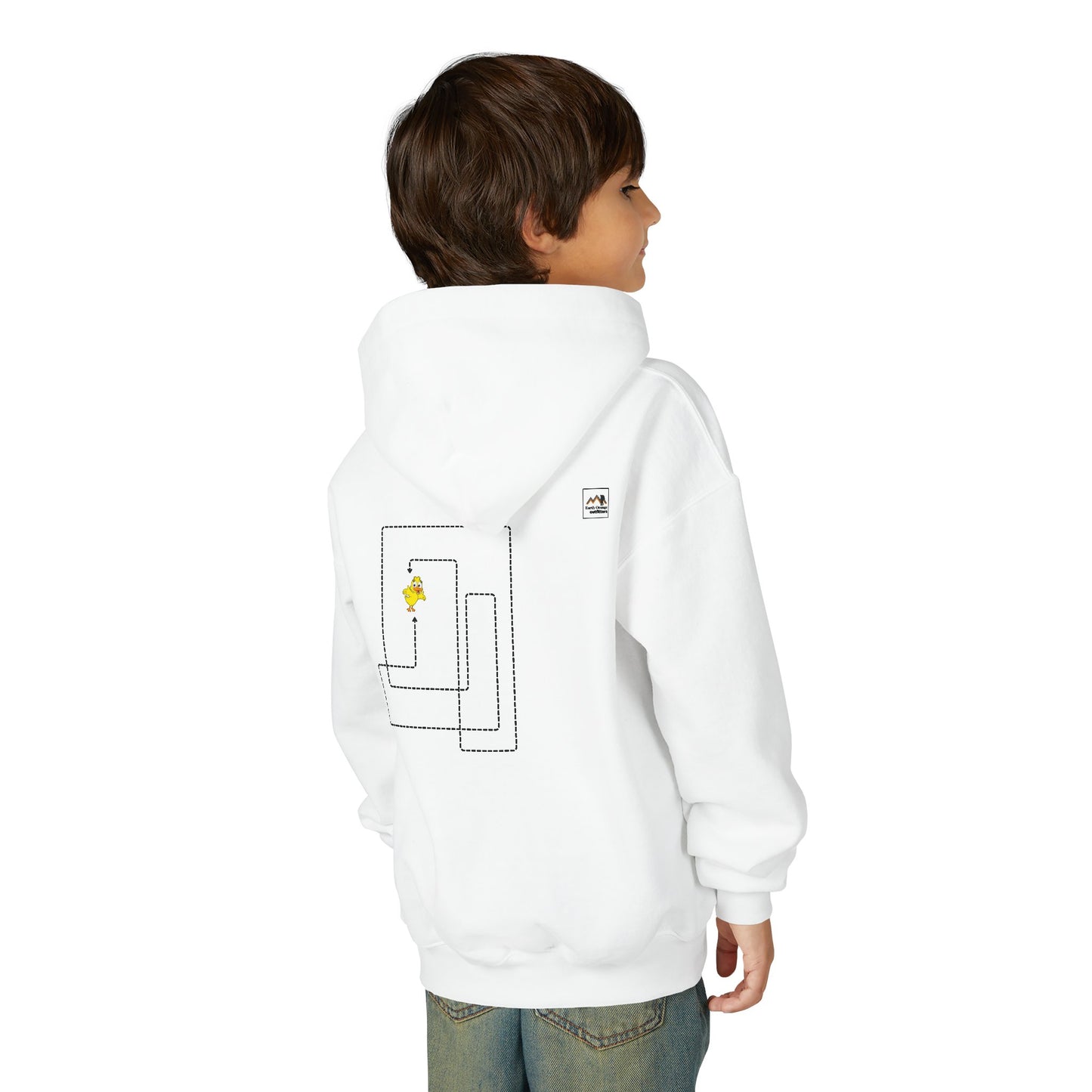 Youth Hoodie - M R DUCKS & Maze Design