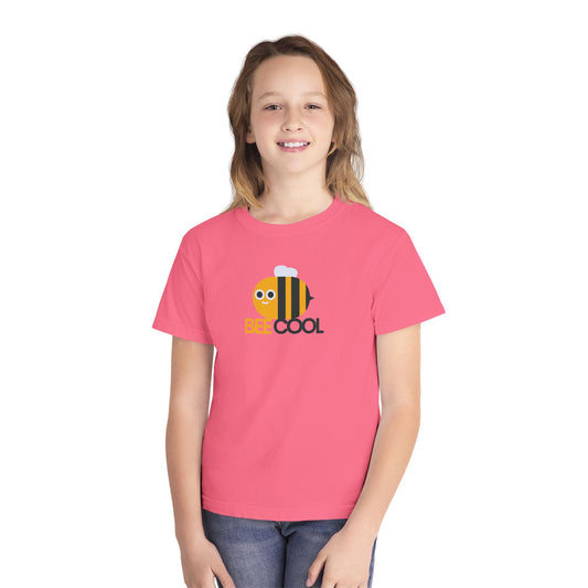 Bee Cool Youth T‑Shirt - Cute Bumblebee Graphic Tee