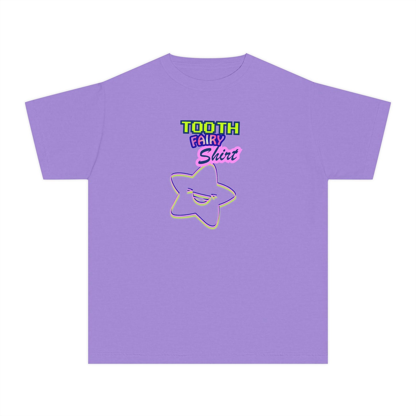 Youth Tee - 'Tooth Fairy Shirt' Cute Star Design (Kid's Bedtime Shirt)