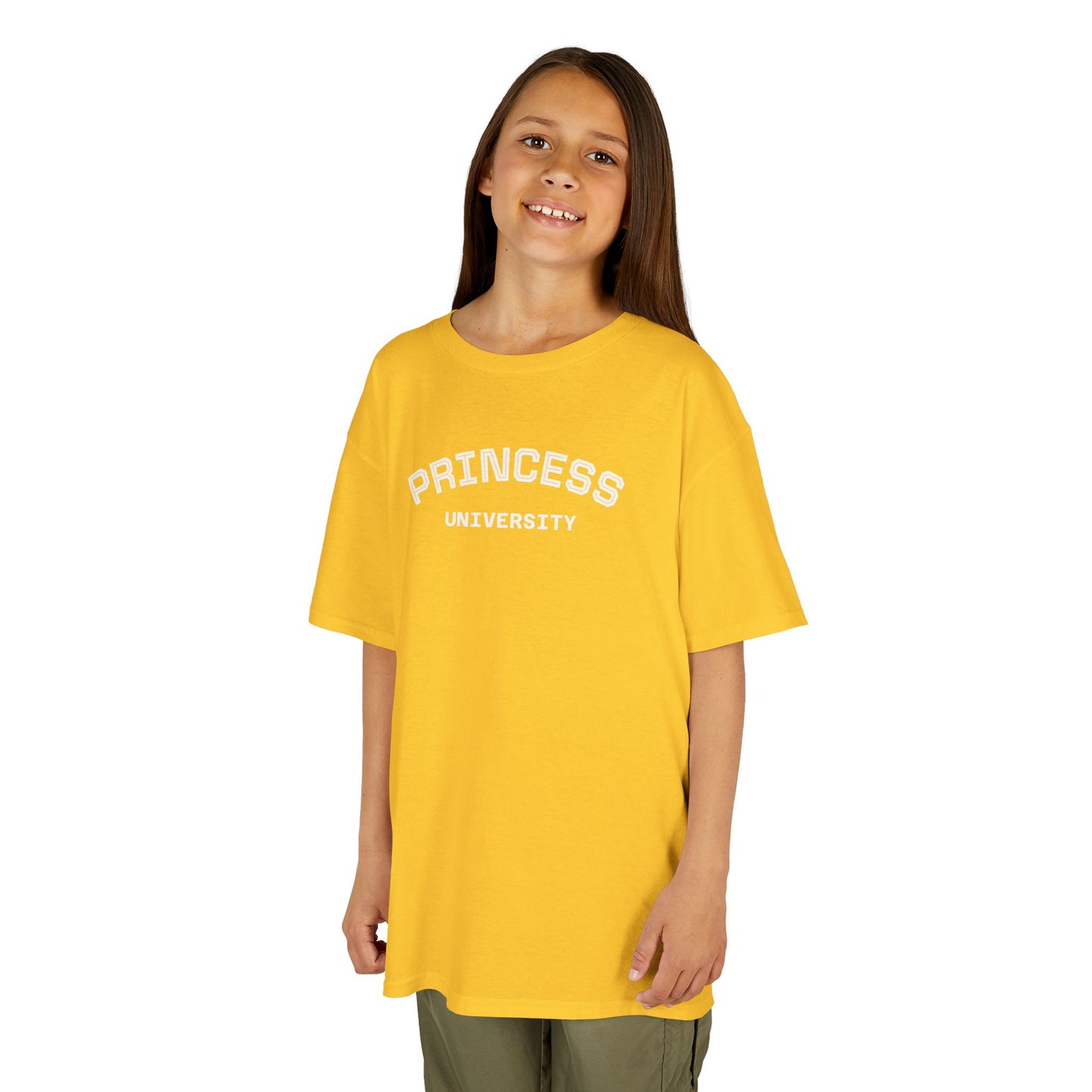 Kids Tee - Princess University or Be Kind Graphics Kids T‑Shirt