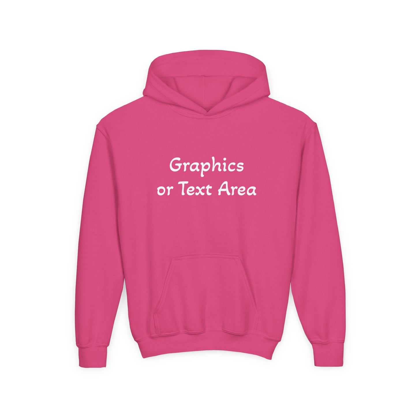 Custom Youth Hoodie — Create Your Own Kids Sweatshirt (Personalized Graphics & Text)