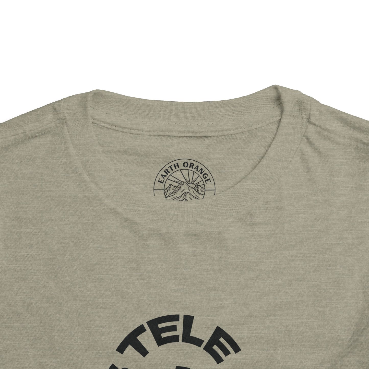 Toddler Tee —  Less Tele' More Play Front / 'Touch Dirt' Back Graphic