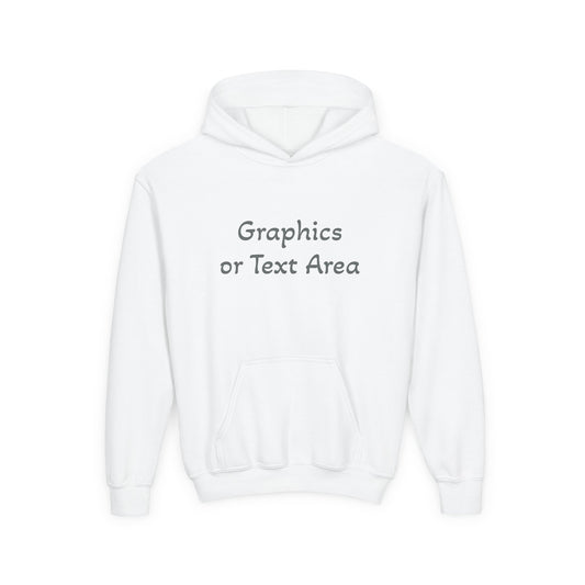 Custom Youth Hoodie — Create Your Own Kids Sweatshirt (Personalized Graphics & Text)