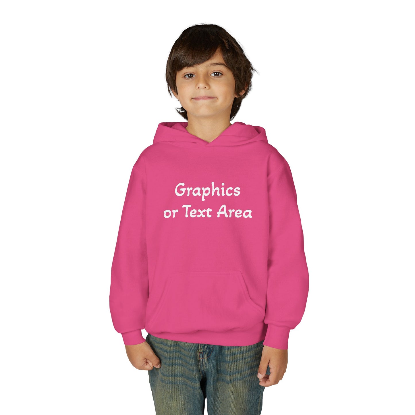Custom Youth Hoodie — Create Your Own Kids Sweatshirt (Personalized Graphics & Text)