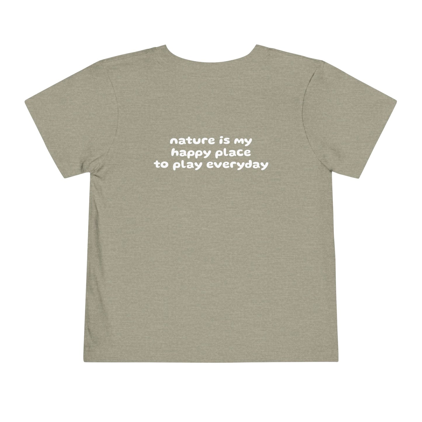 Toddler Tee - Nature Is My Happy Place Assorted Graphics Shirt