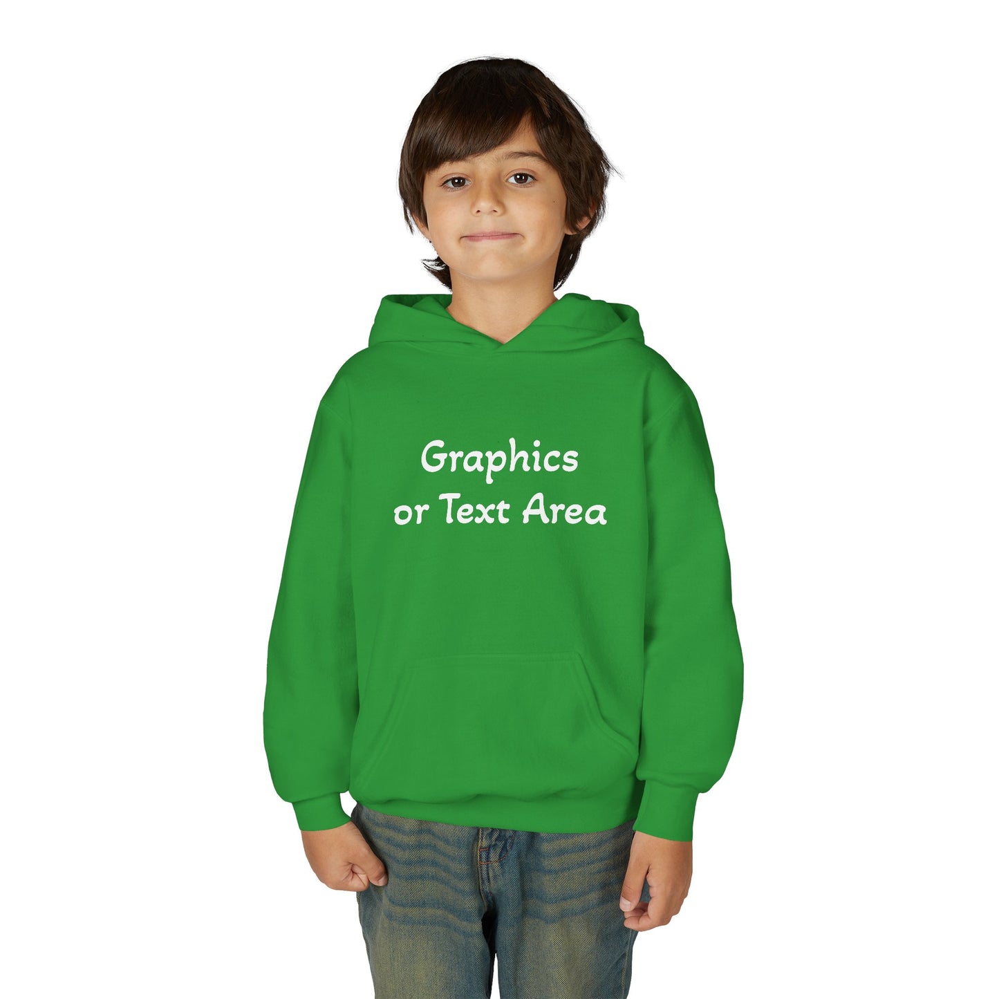 Custom Youth Hoodie — Create Your Own Kids Sweatshirt (Personalized Graphics & Text)