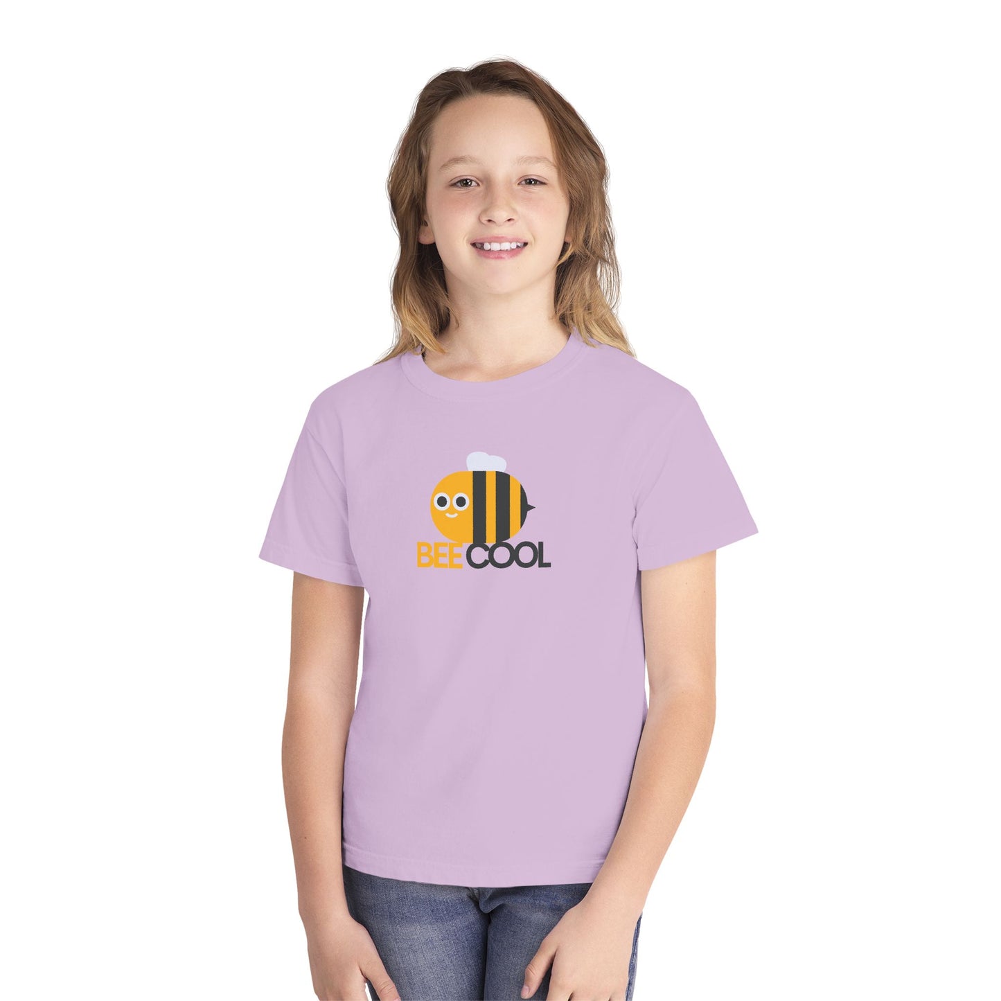 Bee Cool Youth T‑Shirt - Cute Bumblebee Graphic Tee