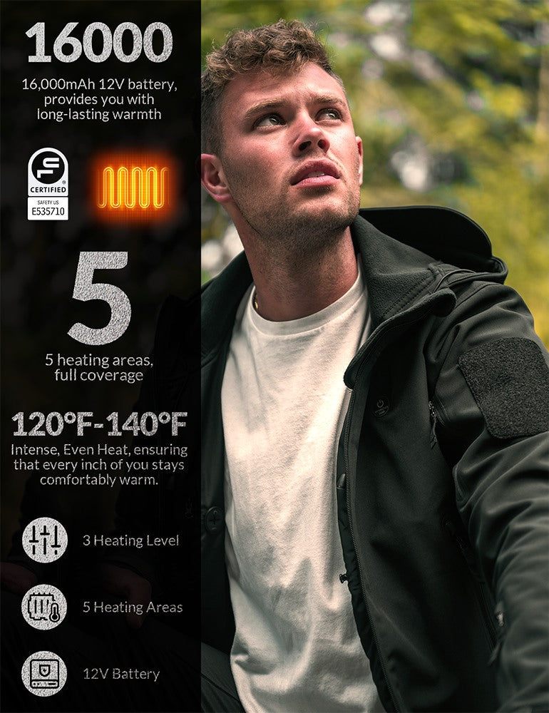 ANTARCTICA GEAR Lightweight Heated Jacket