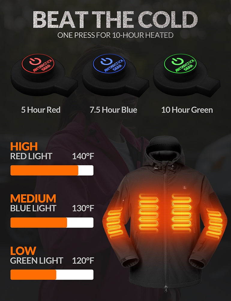 ANTARCTICA GEAR Lightweight Heated Jacket