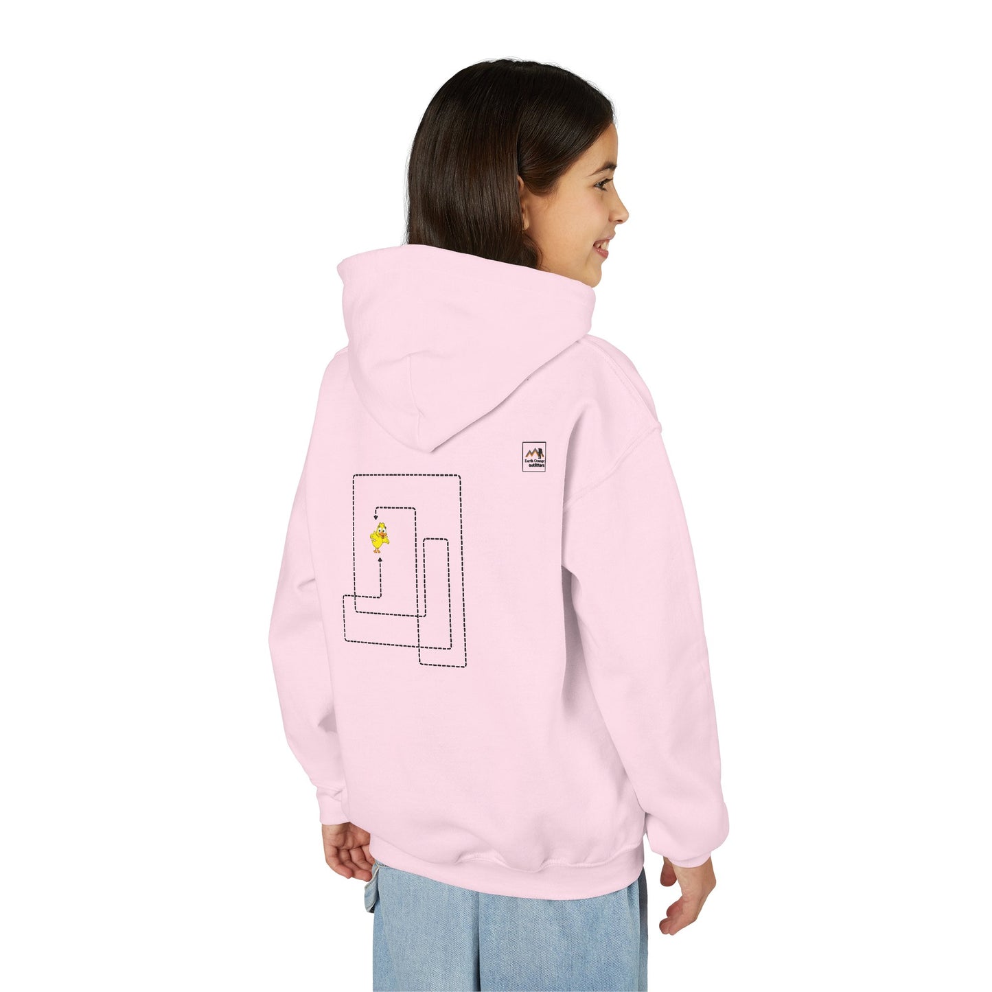 Youth Hoodie - M R DUCKS & Maze Design