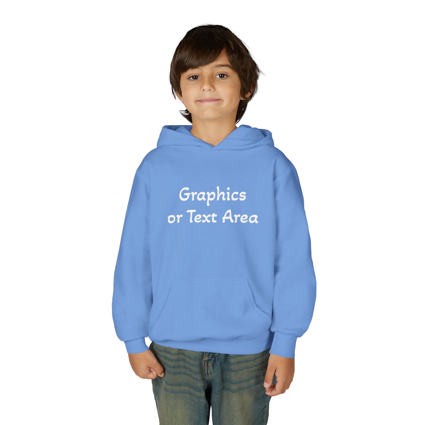 Custom Youth Hoodie — Create Your Own Kids Sweatshirt (Personalized Graphics & Text)