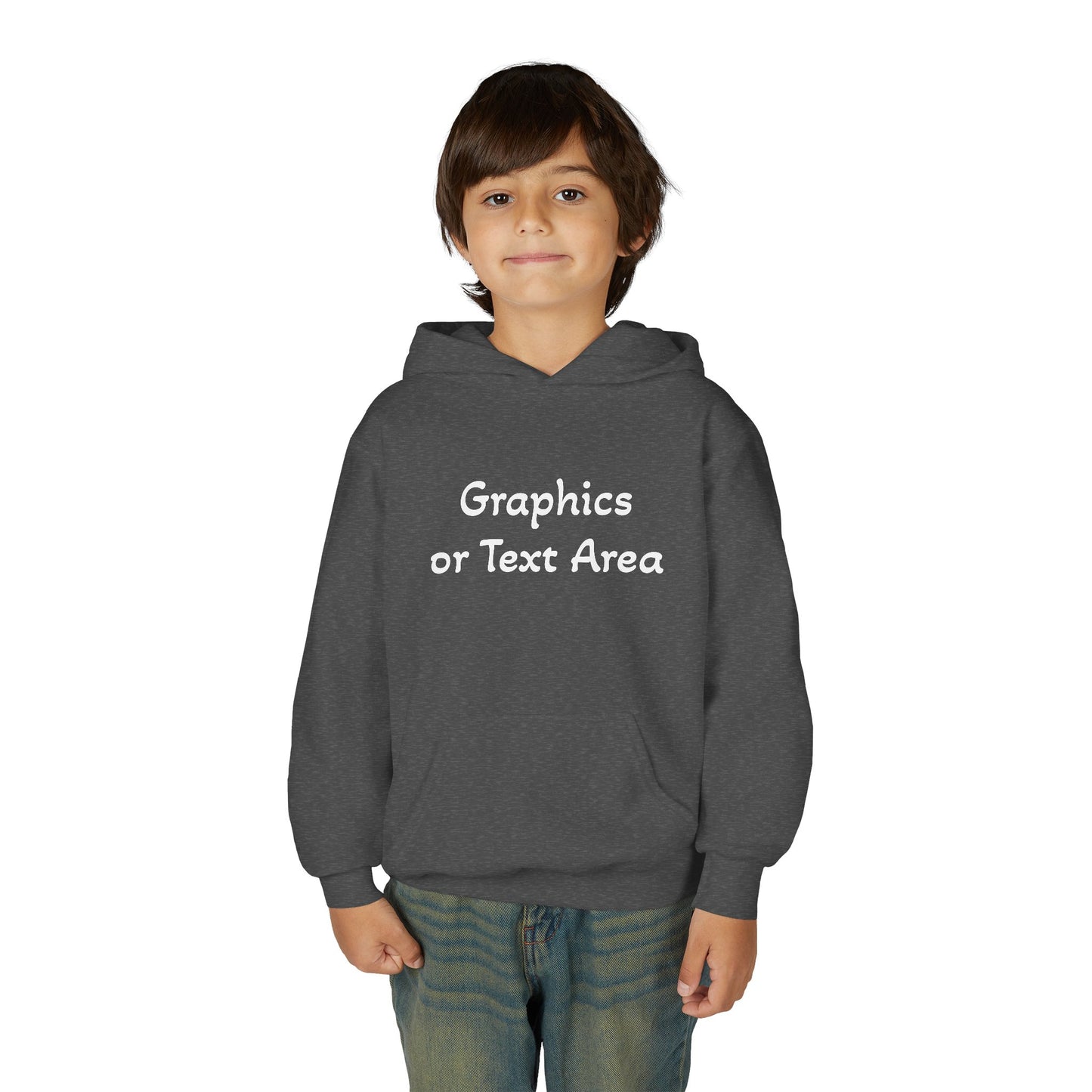 Custom Youth Hoodie — Create Your Own Kids Sweatshirt (Personalized Graphics & Text)