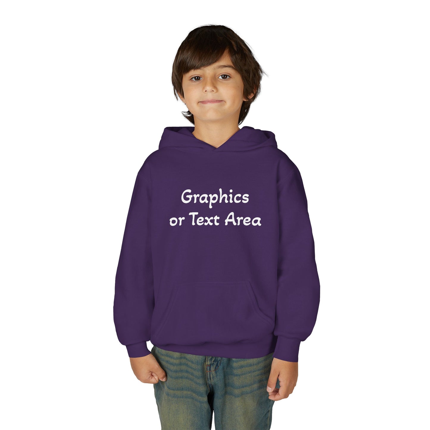 Custom Youth Hoodie — Create Your Own Kids Sweatshirt (Personalized Graphics & Text)