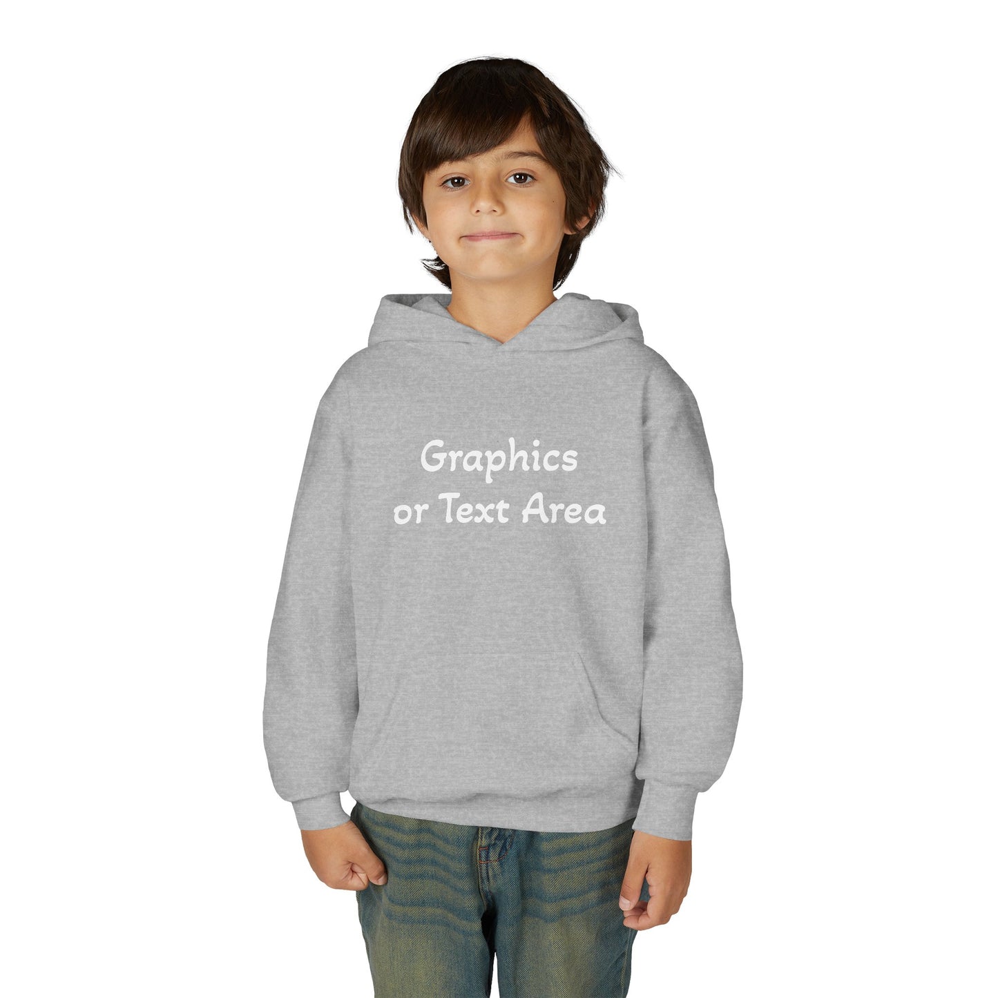 Custom Youth Hoodie — Create Your Own Kids Sweatshirt (Personalized Graphics & Text)