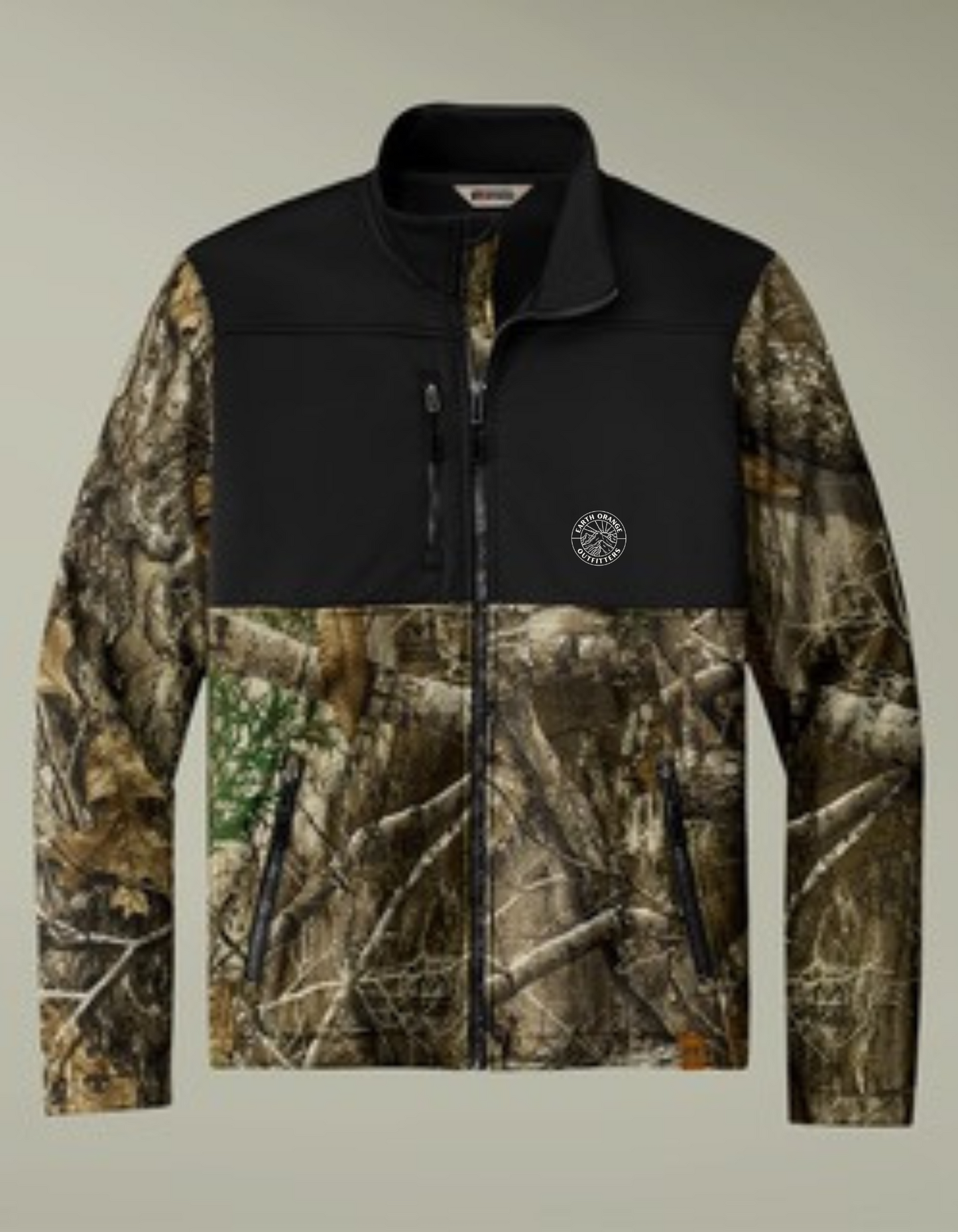 Soft Shell Jacket - Realtree Colorblock Embroidered EOO Outdoor Windbreaker
