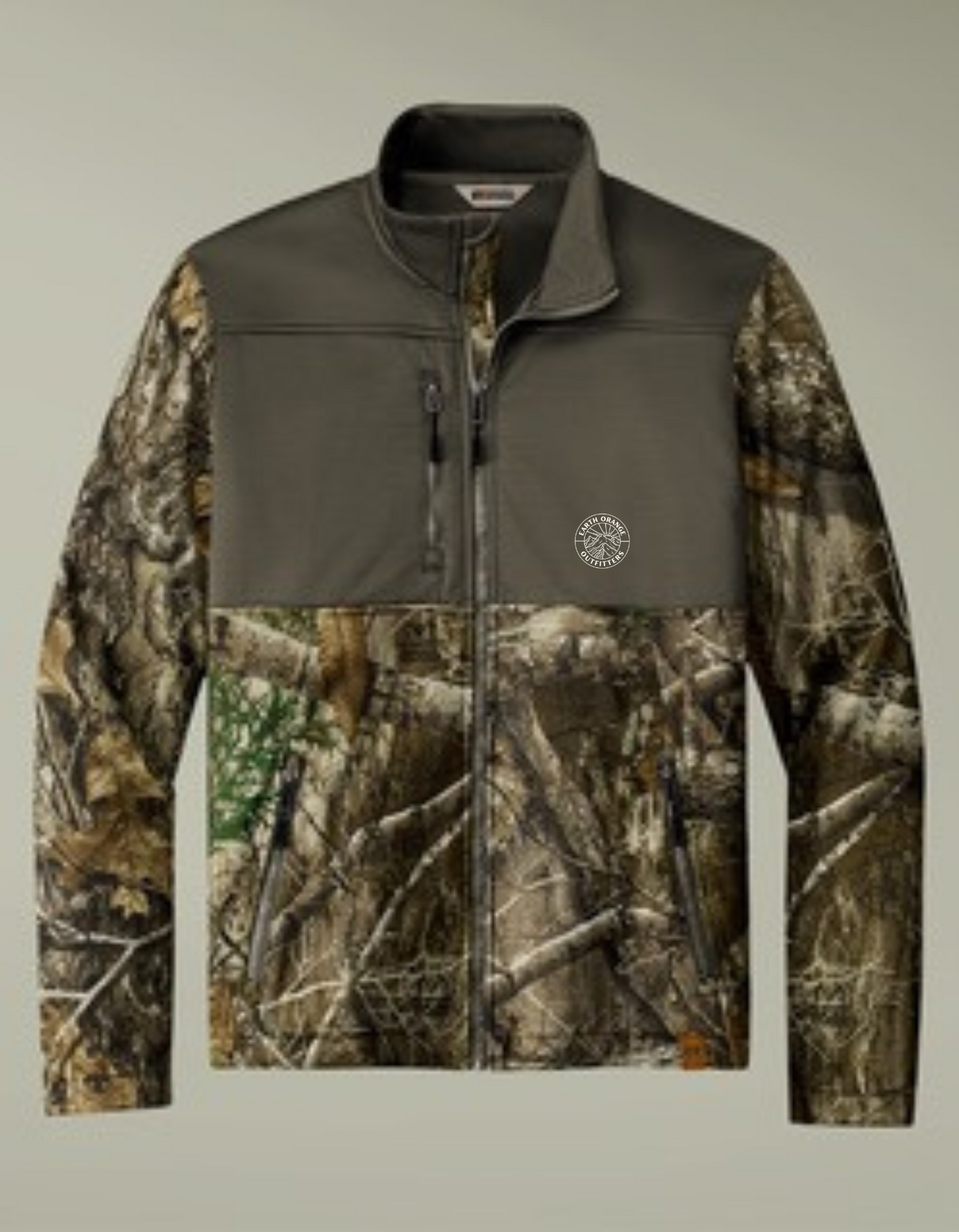 Soft Shell Jacket - Realtree Colorblock Embroidered EOO Outdoor Windbreaker