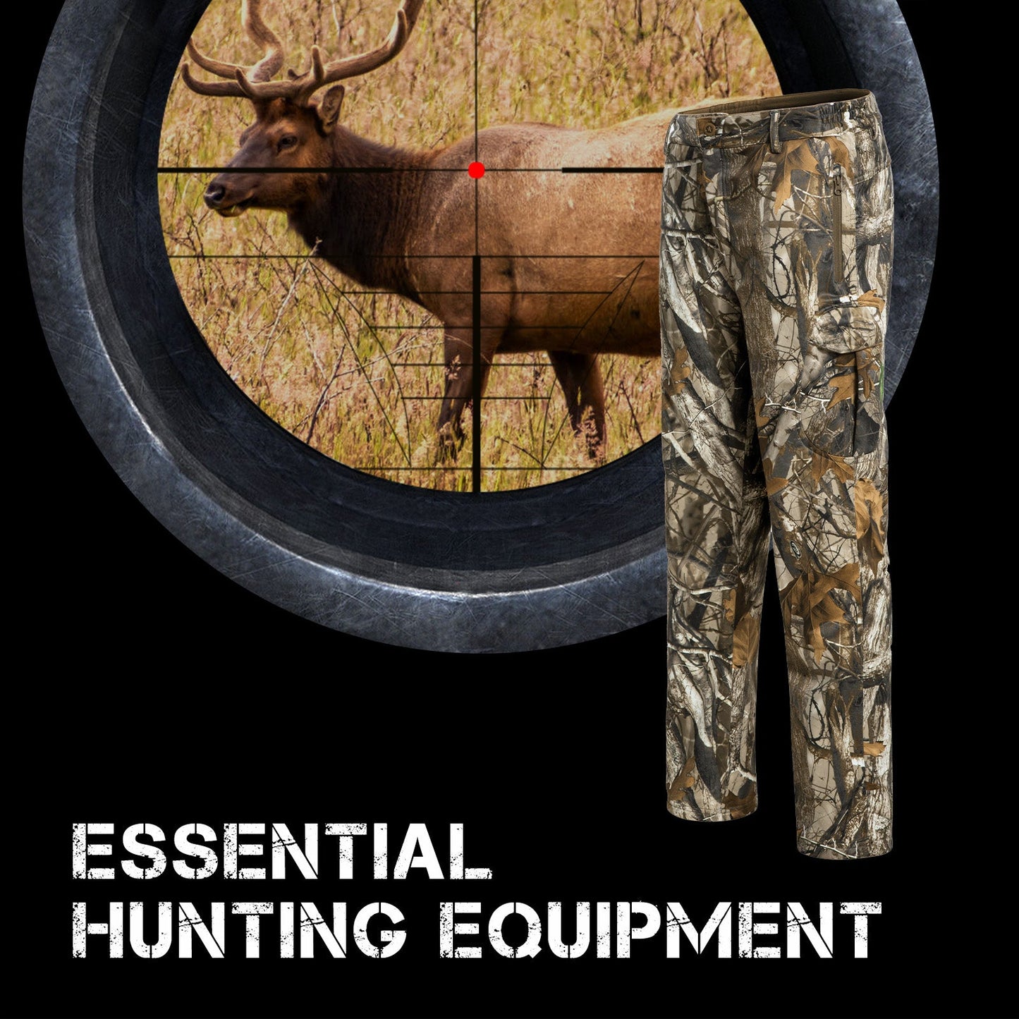 Hunting Gear Suit For Men Camouflage Windproof Jacket