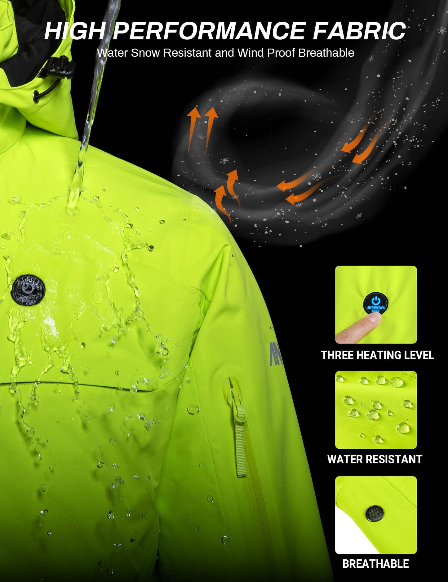 ANTARCTICA GEAR Heated Jacket