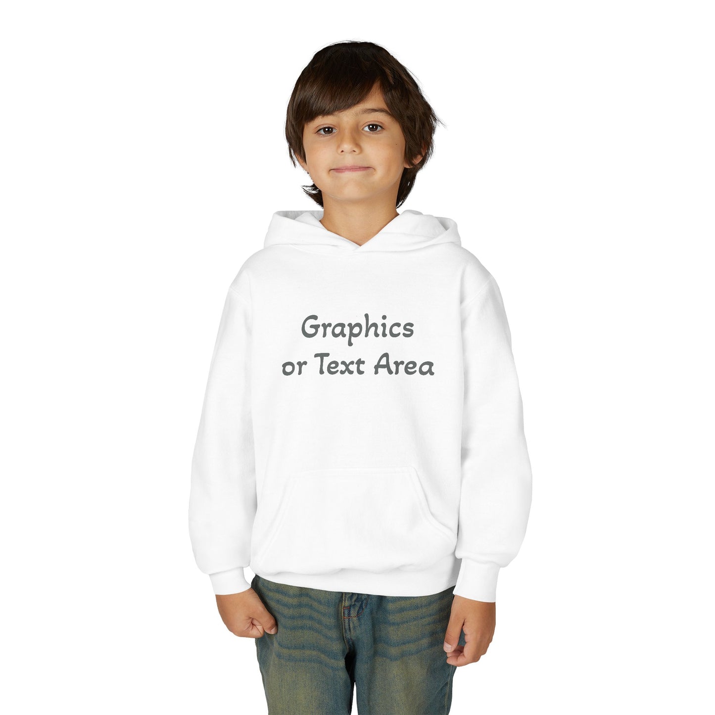 Custom Youth Hoodie — Create Your Own Kids Sweatshirt (Personalized Graphics & Text)