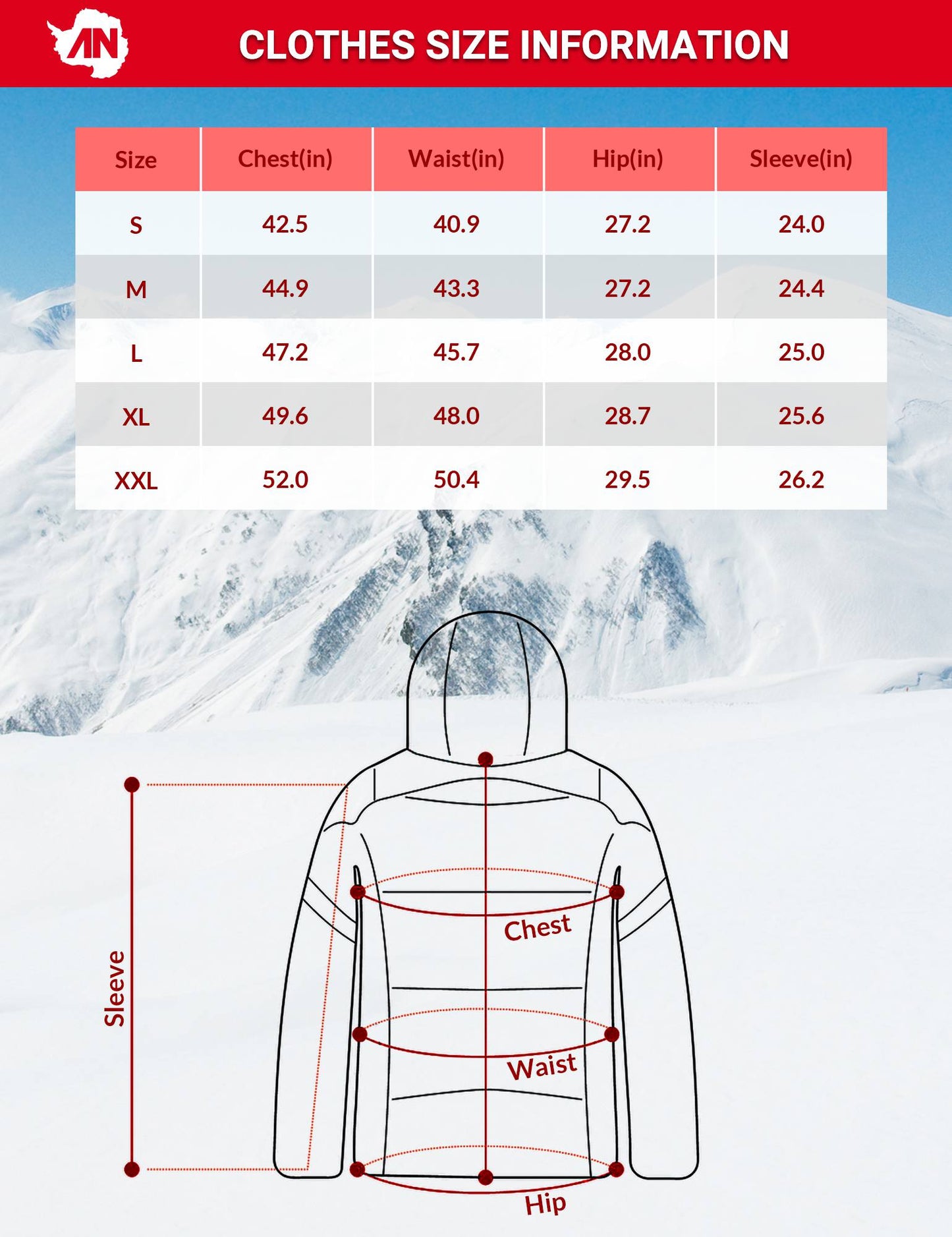 ANTARCTICA GEAR Lightweight Heated Jacket