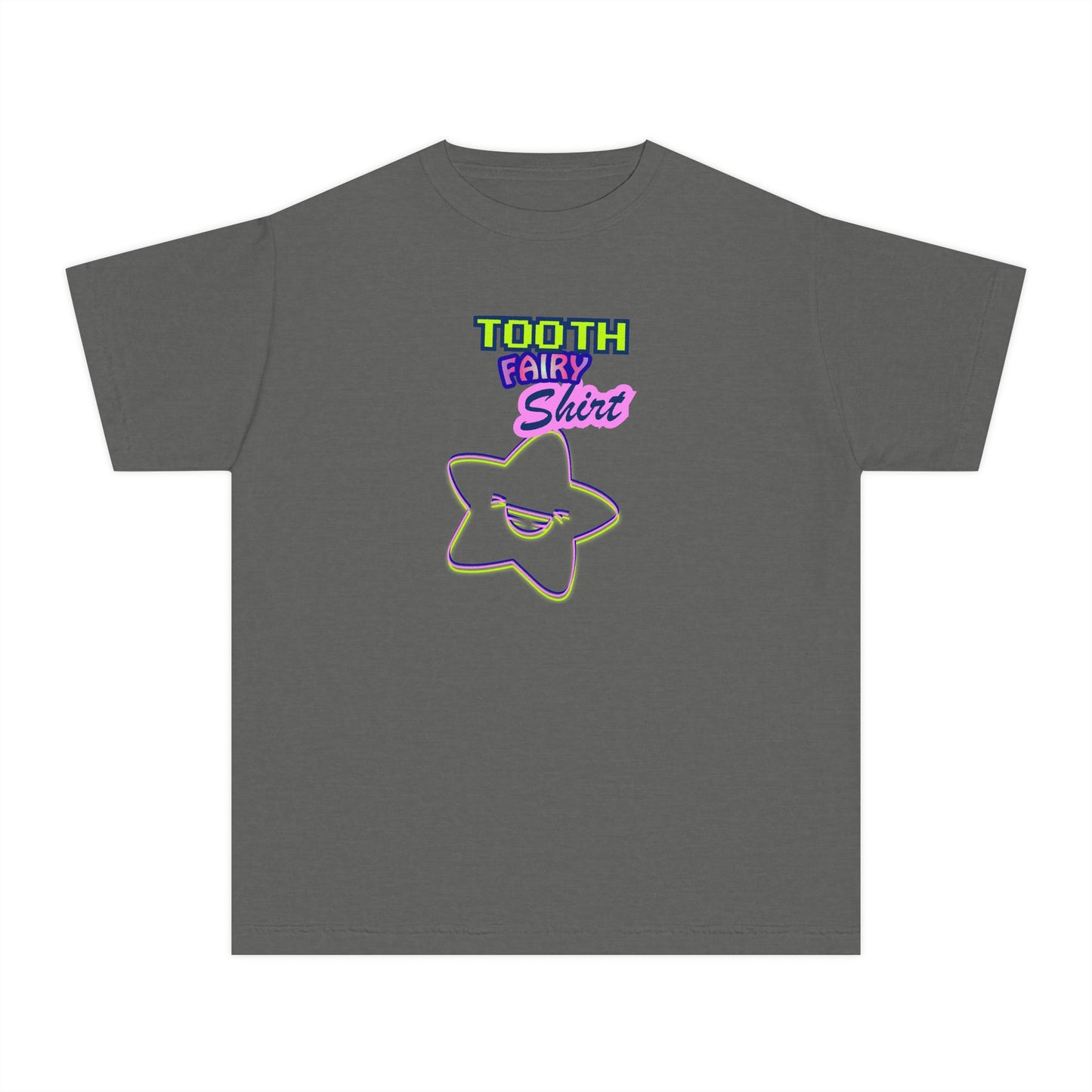 Youth Tee - 'Tooth Fairy Shirt' Cute Star Design (Kid's Bedtime Shirt)