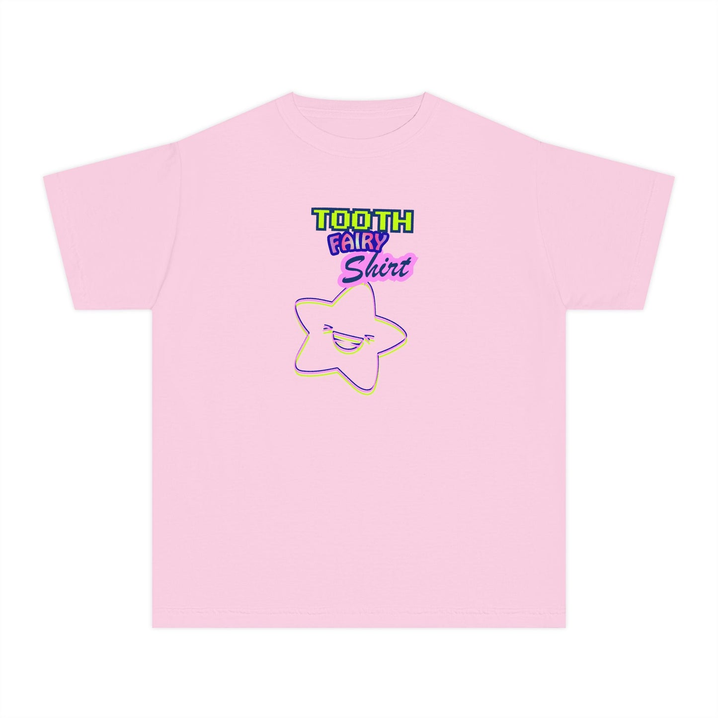 Youth Tee - 'Tooth Fairy Shirt' Cute Star Design (Kid's Bedtime Shirt)