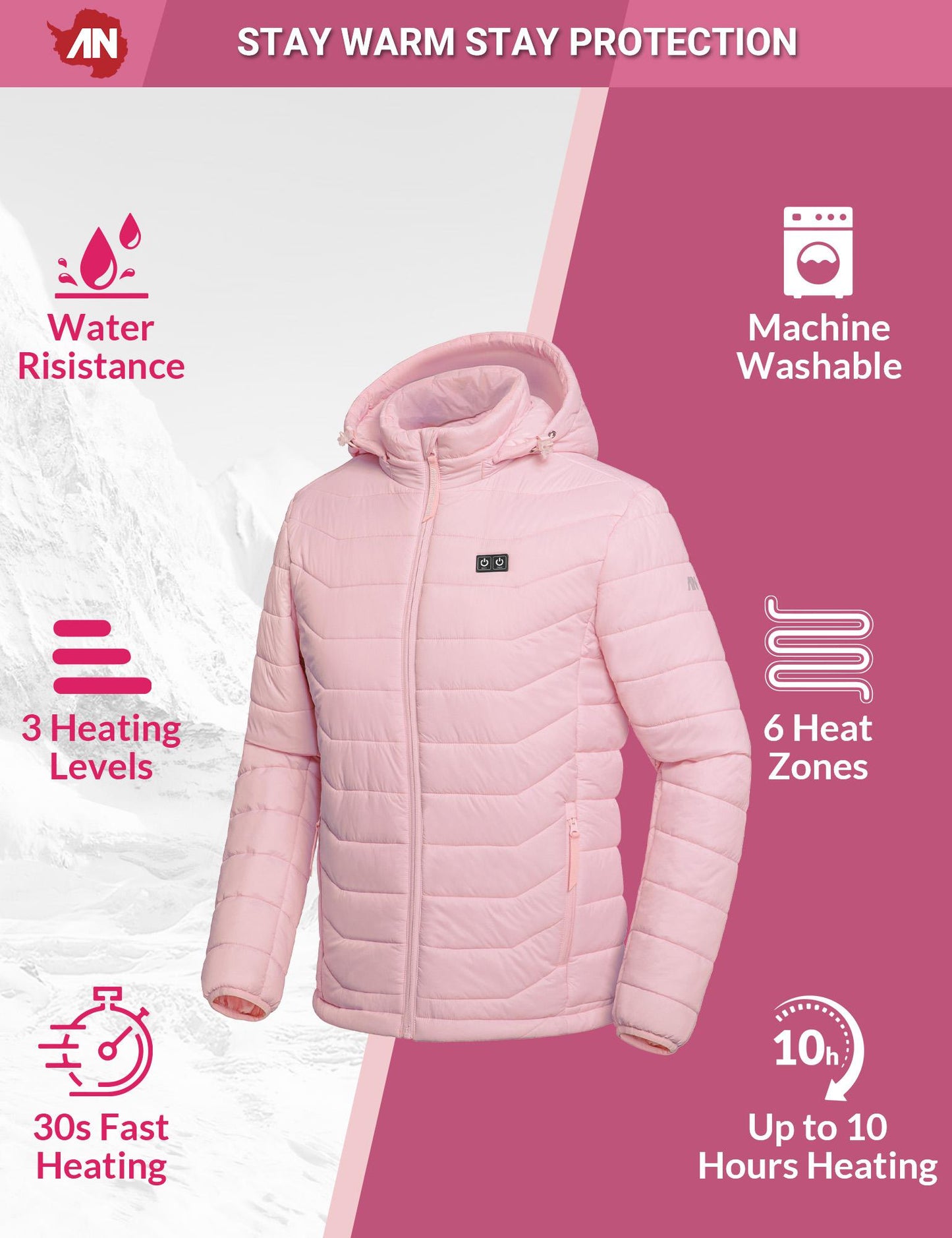 ANTARCTICA GEAR Lightweight Heating Jackets