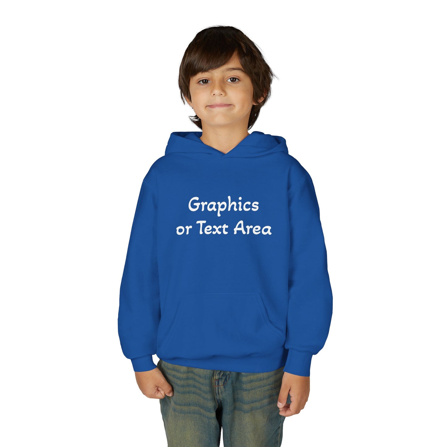 Custom Youth Hoodie — Create Your Own Kids Sweatshirt (Personalized Graphics & Text)