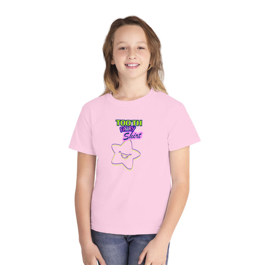 Youth Tee - 'Tooth Fairy Shirt' Cute Star Design (Kid's Bedtime Shirt)