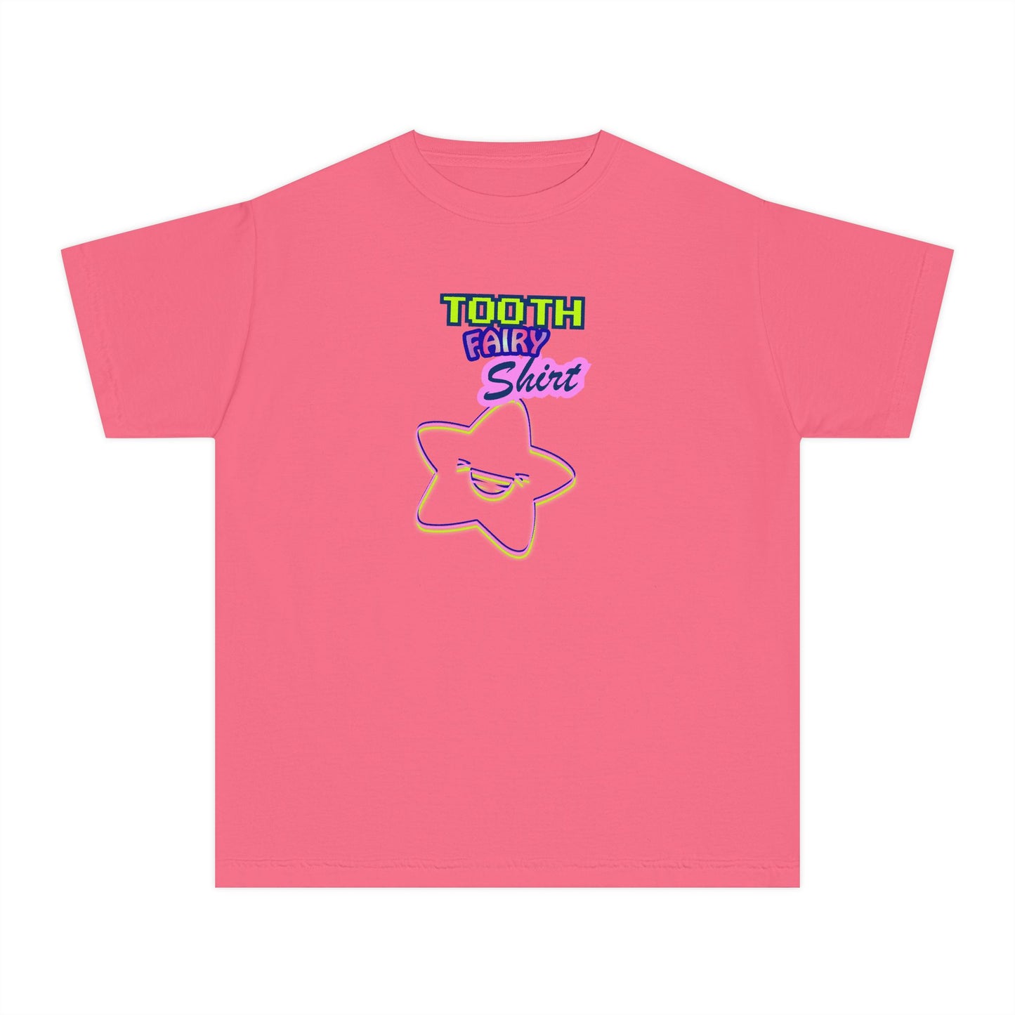 Youth Tee - 'Tooth Fairy Shirt' Cute Star Design (Kid's Bedtime Shirt)