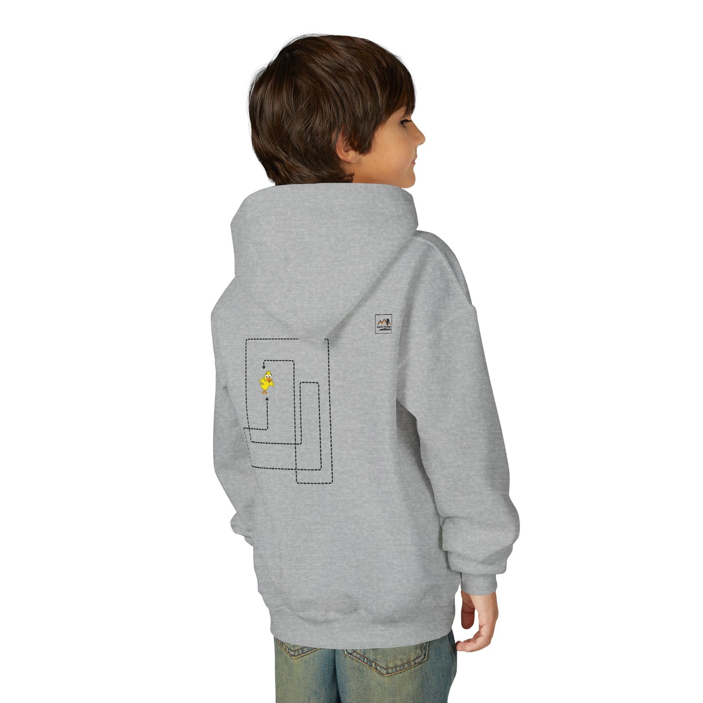 Youth Hoodie - M R DUCKS & Maze Design