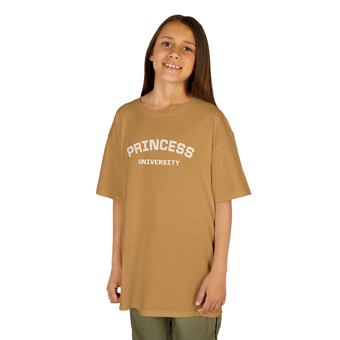 Kids Tee - Princess University or Be Kind Graphics Kids T‑Shirt