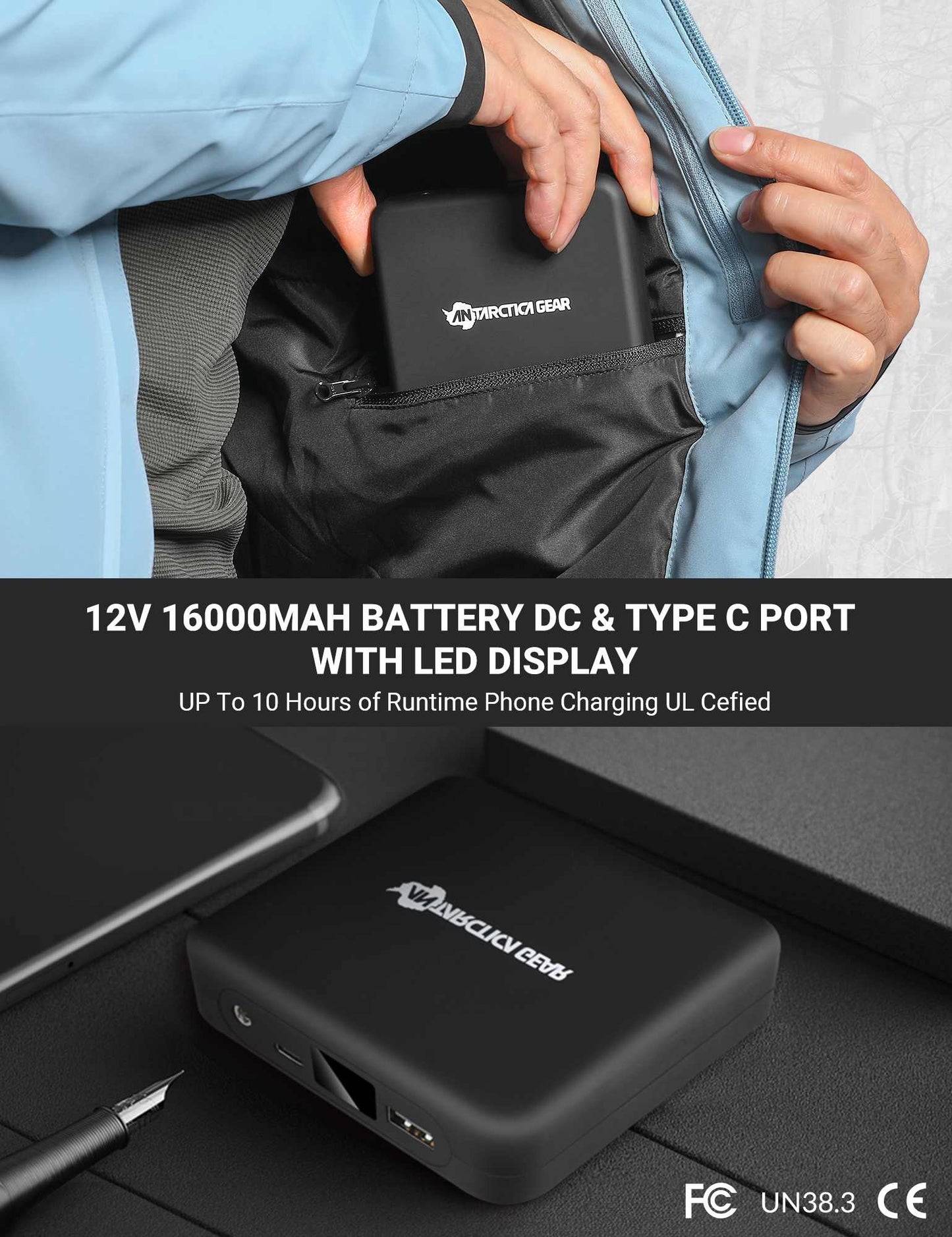 ANTARCTICA GEAR Heated Jacket