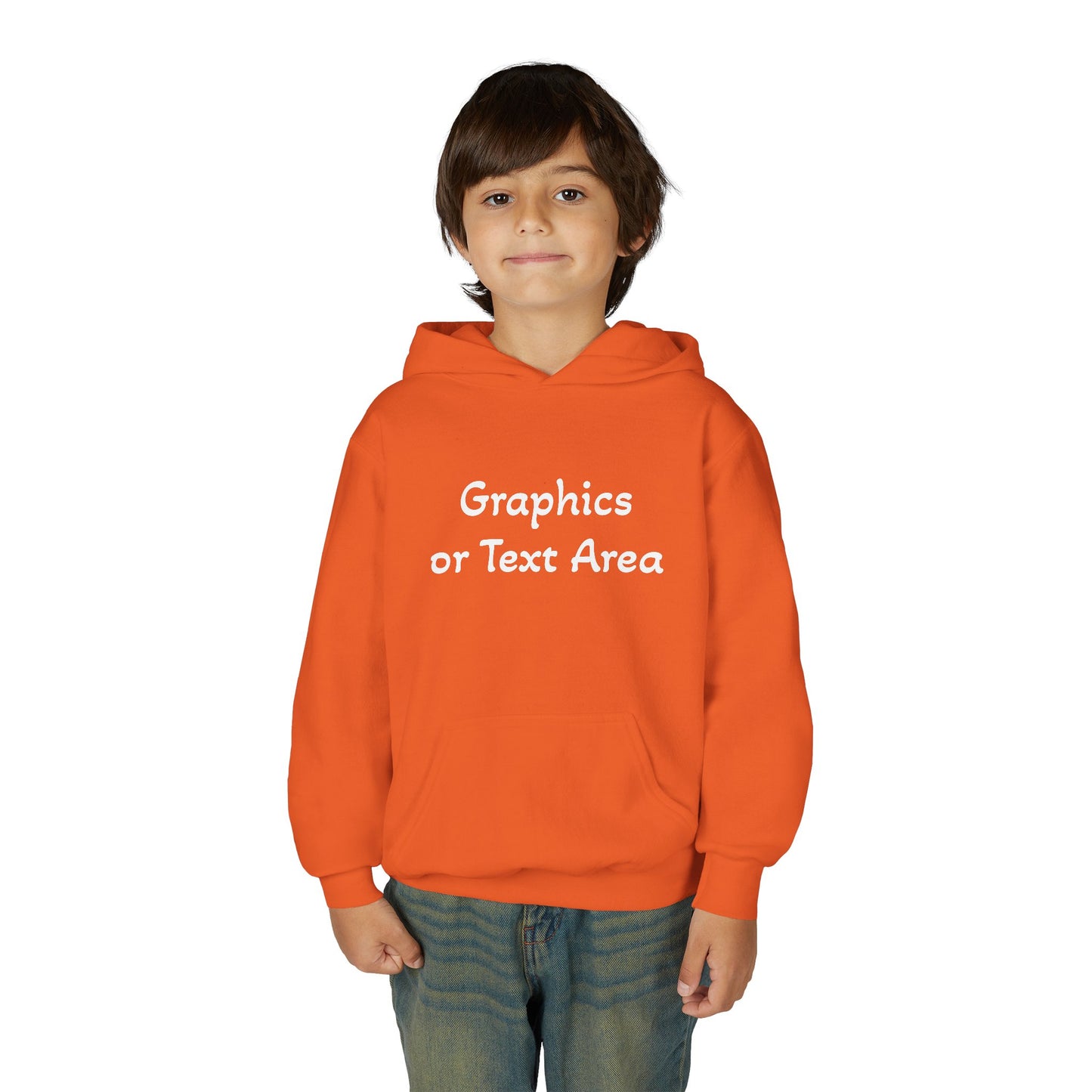 Custom Youth Hoodie — Create Your Own Kids Sweatshirt (Personalized Graphics & Text)