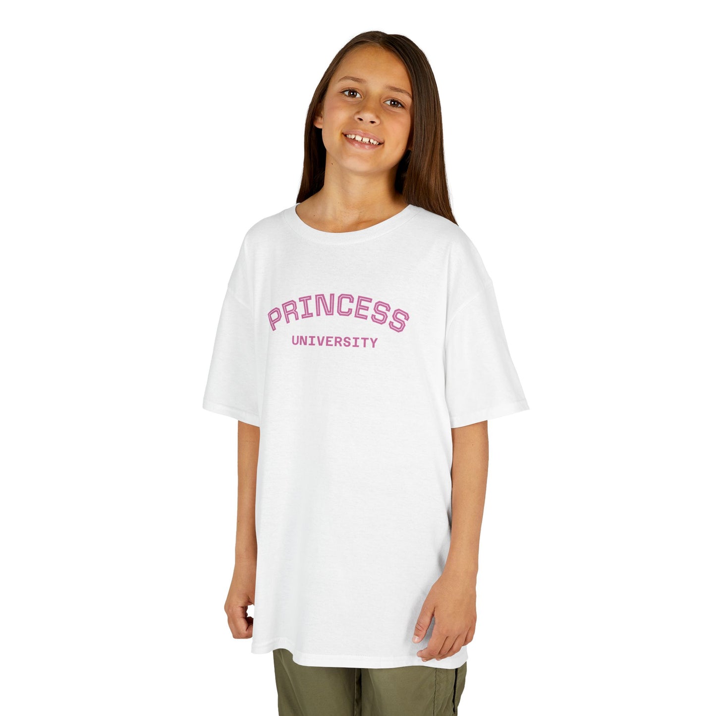 Kids Tee - Princess University or Be Kind Graphics Kids T‑Shirt