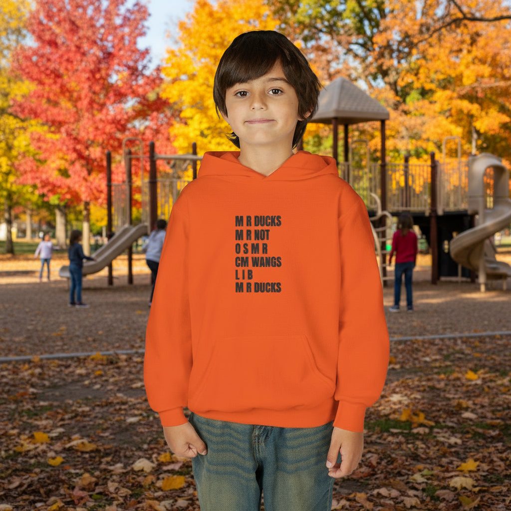 Youth Hoodie - M R DUCKS & Maze Design