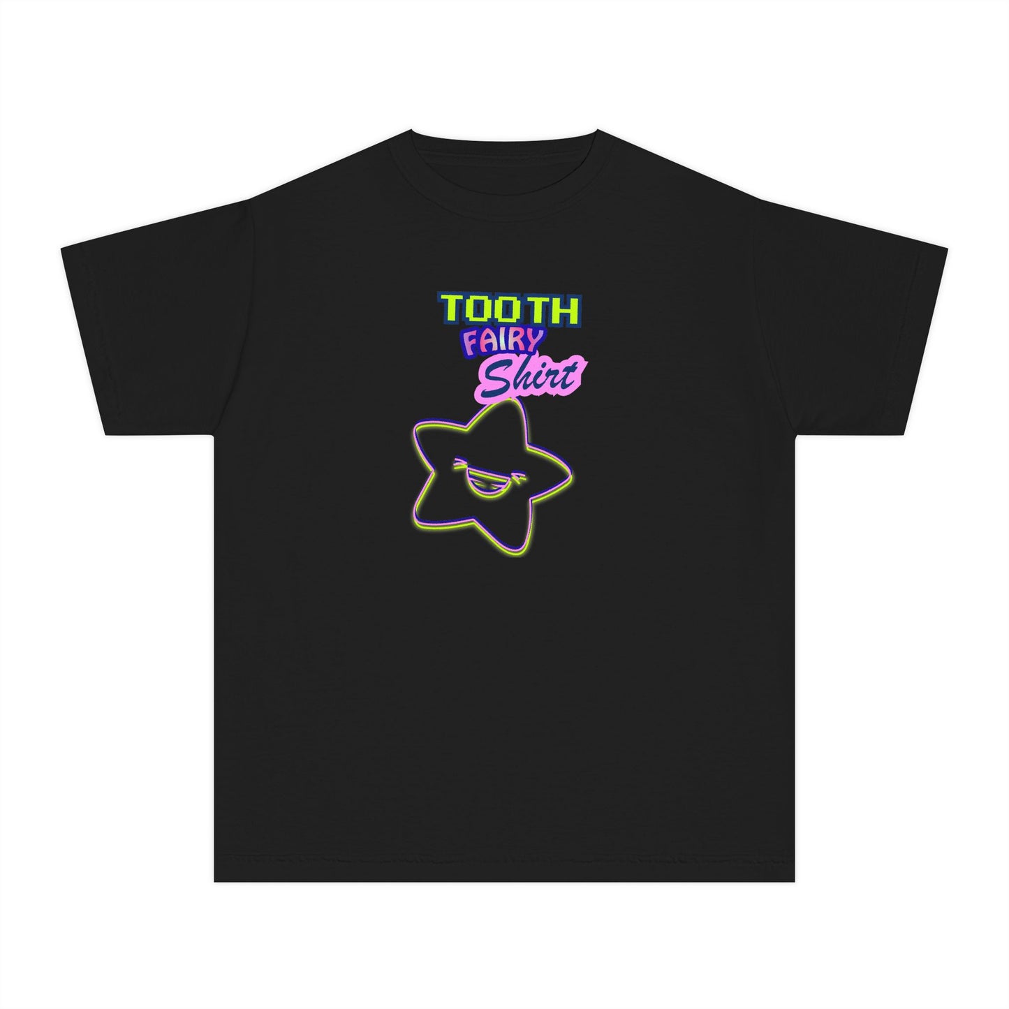 Youth Tee - 'Tooth Fairy Shirt' Cute Star Design (Kid's Bedtime Shirt)