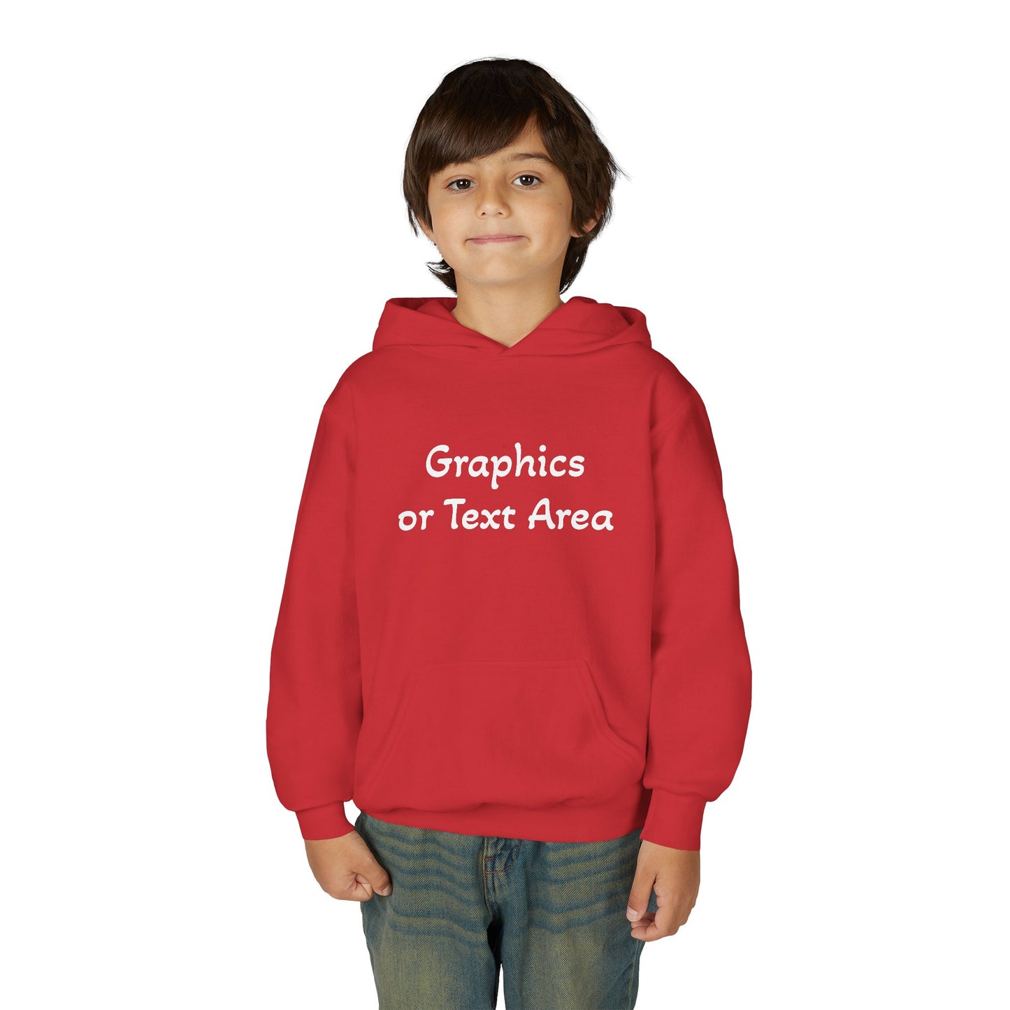 Custom Youth Hoodie — Create Your Own Kids Sweatshirt (Personalized Graphics & Text)