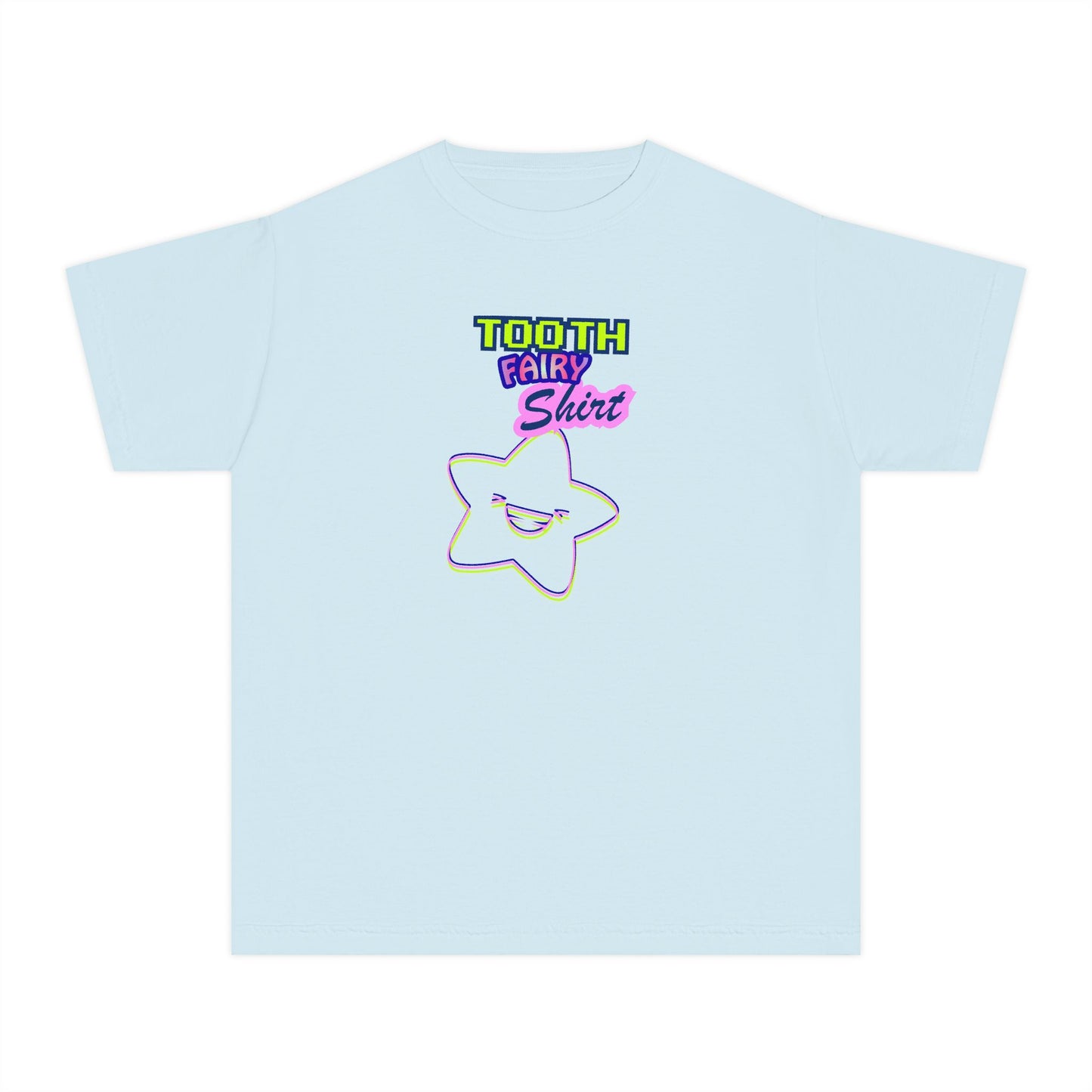 Youth Tee - 'Tooth Fairy Shirt' Cute Star Design (Kid's Bedtime Shirt)