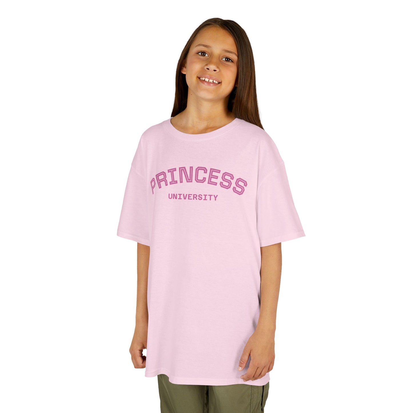 Kids Tee - Princess University or Be Kind Graphics Kids T‑Shirt