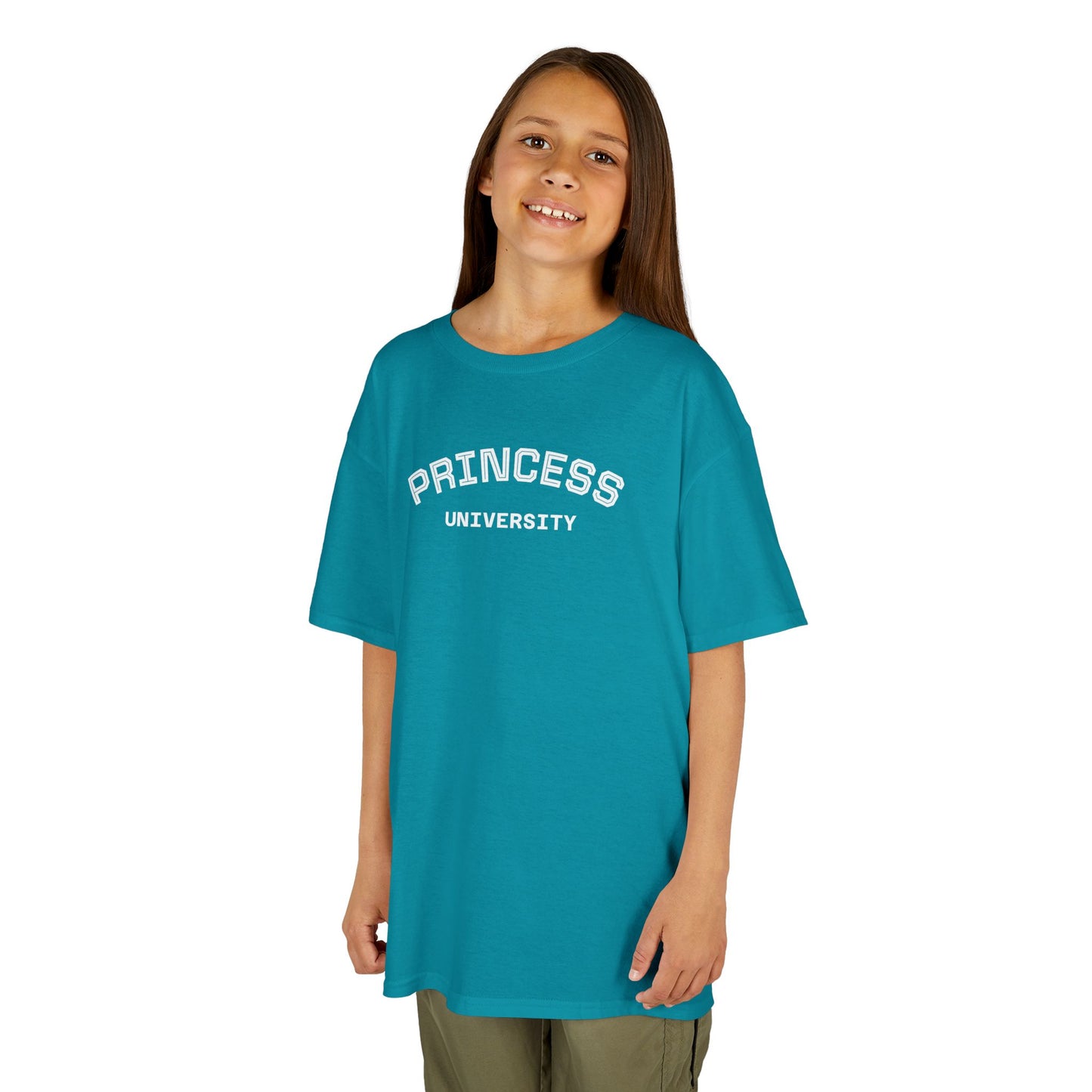 Kids Tee - Princess University or Be Kind Graphics Kids T‑Shirt