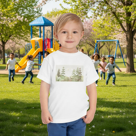 Toddler Tee - Nature Is My Happy Place Assorted Graphics Shirt