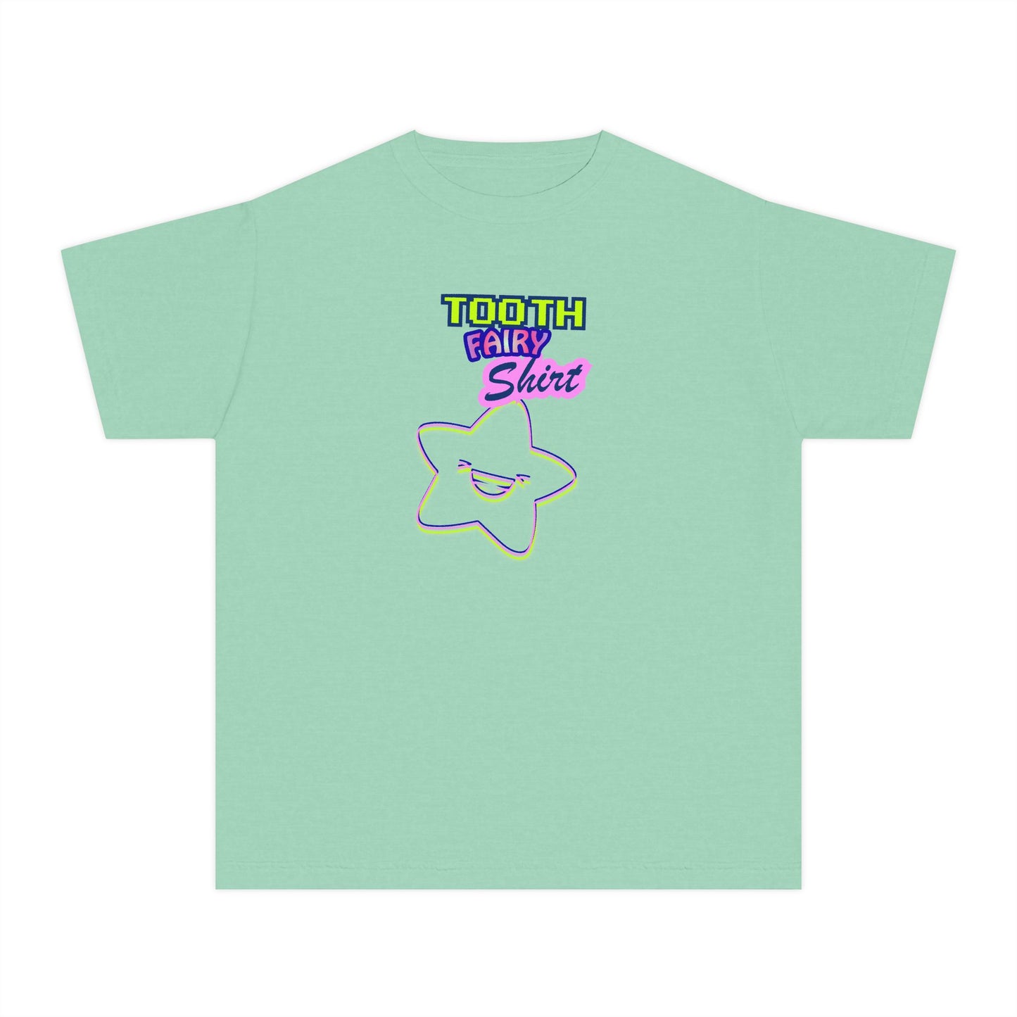 Youth Tee - 'Tooth Fairy Shirt' Cute Star Design (Kid's Bedtime Shirt)